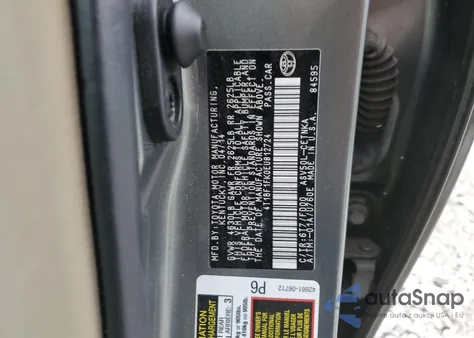 2022 Toyota Camry Le z USA, uszkodzony, nr VIN 4T1C11AK7NU071286